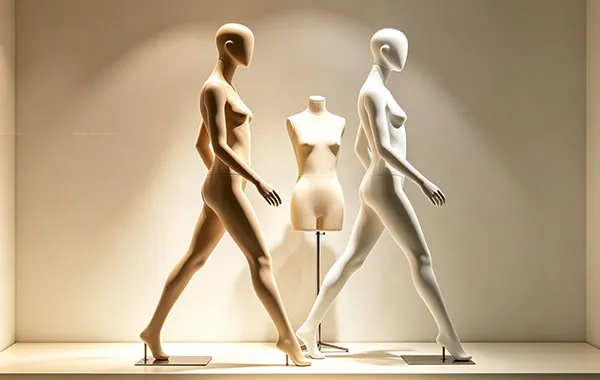 Custom retail display mannequins and dress forms