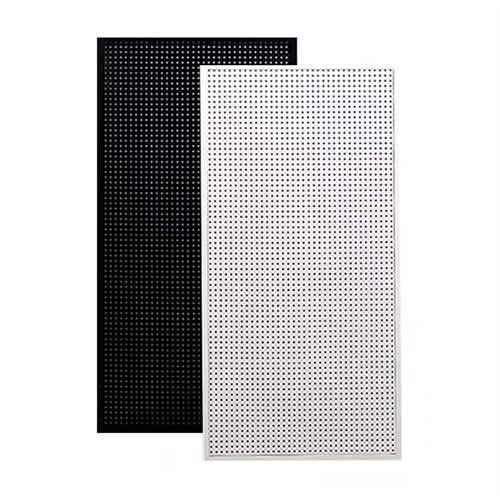 Black & White Pegboard Panel