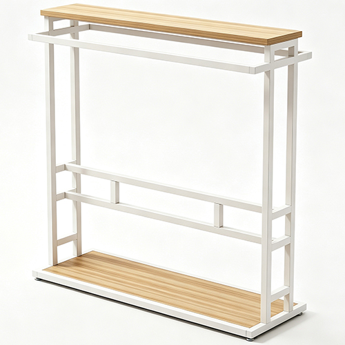 Dual-tier Garment Display Rack