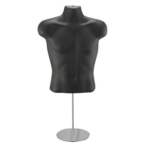 Male torso display mannequin