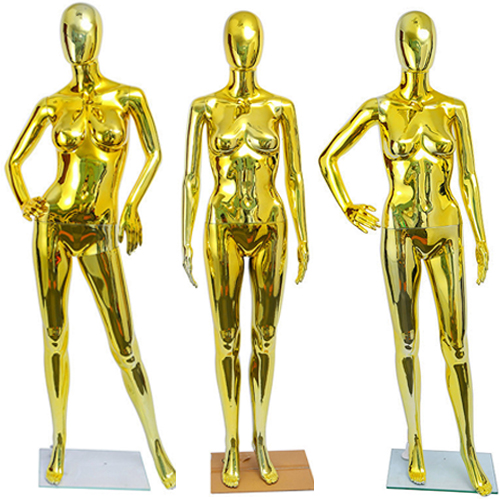 Metallic Gold Female Full Body Mannequin