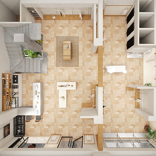 Retail Shop Interior Layout Design