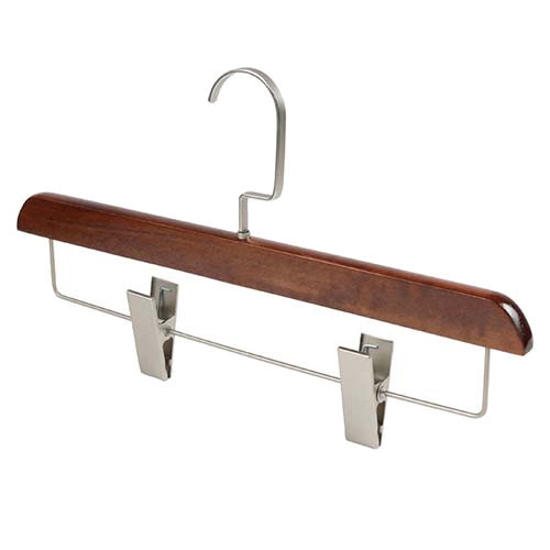 Walnut wooden pants hanger